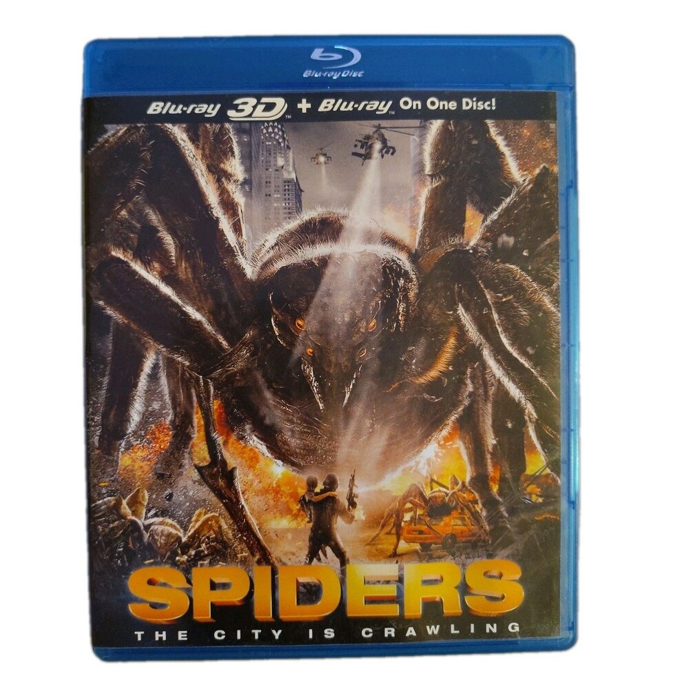 Spiders (Blu-ray Disc, 2013, 3D) Rare OOP HTF